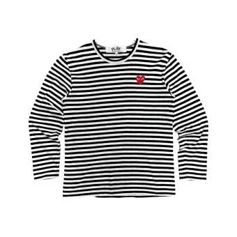 [BUNJANG] Comme des Garçons Genuine Striped Long Sleeve Shirt / 꼼데가르송 정품 롱슬리브