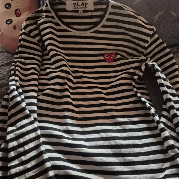 [BUNJANG] Comme des Garçons Genuine Striped Long Sleeve Shirt / 꼼데가르송 정품 롱슬리브