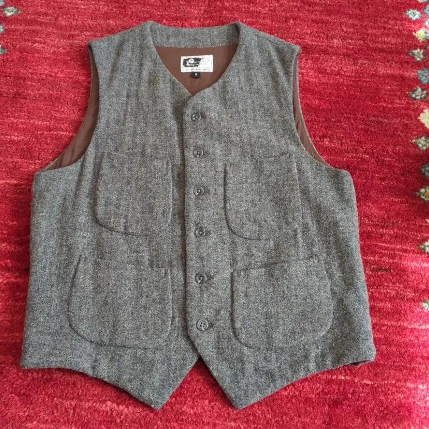 [BUNJANG] Engineered Garments Wool Vest Charcoal S / engineered garments 엔지니어드가먼츠 울 베스트 S