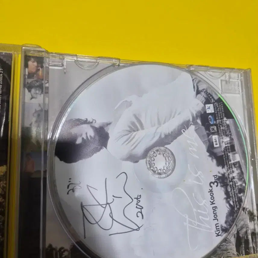 [BUNJANG] Kim Jong Kook 3rd Album Signed CD / 김종국 3집 음반시디 사인반