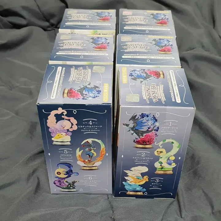 [BUNJANG] Pokemon Re-Ment Swing Vignette Collection Vol. 4 Full Set (Sealed) / 포켓몬 리멘트 스윙 비네트 컬렉션 4탄 6종 풀세트(미개봉)