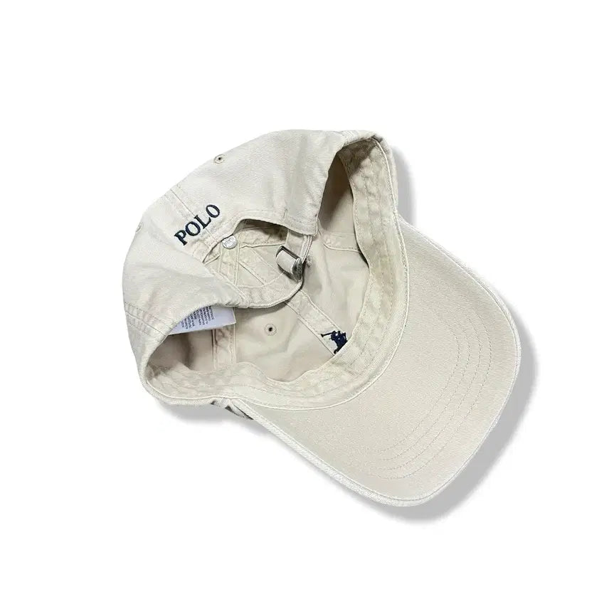 [BUNJANG] Polo Ralph Lauren Beige Cotton Twill Cap / 폴로 랄프로렌 베이지 볼캡