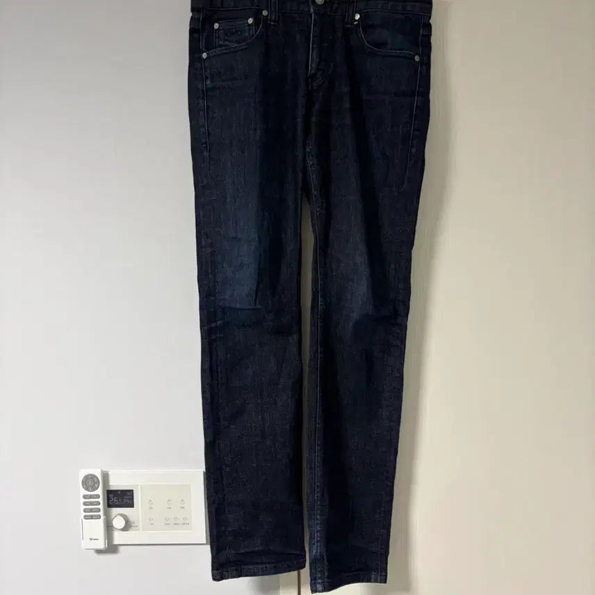 [BUNJANG] PLAC Berlin Slim Straight Fit Dark Indigo Denim Jeans (Size 31) / 플랙진 베를린 데님 31 진청 청바지 거의 미착용