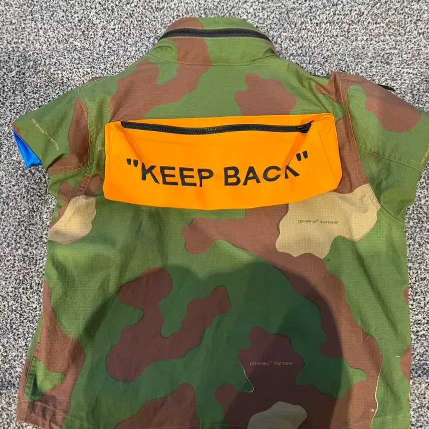 [BUNJANG] Nike Off-White Camo Jacket L / 나이키 오프화이트 카모 자켓 L