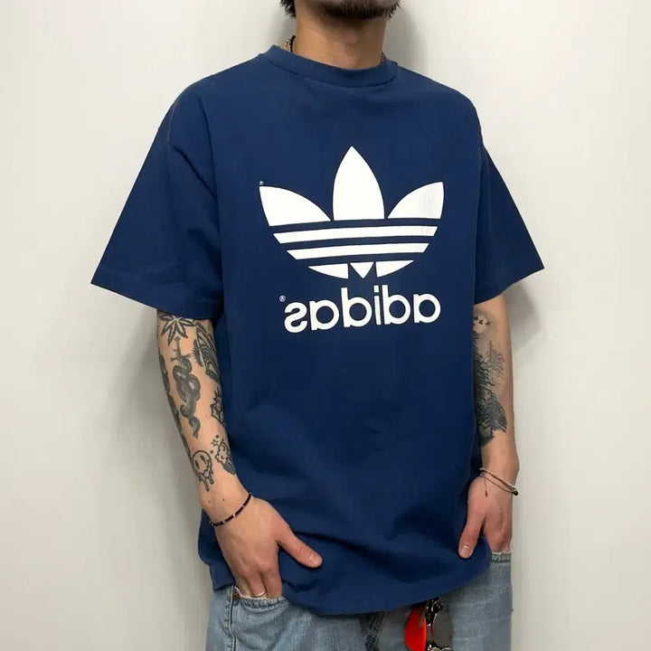 [BUNJANG] Adidas 90s Single Stitch T-Shirt Made in USA / 90s 아디다스 빈티지 싱글스티치 티셔츠 Made in USA