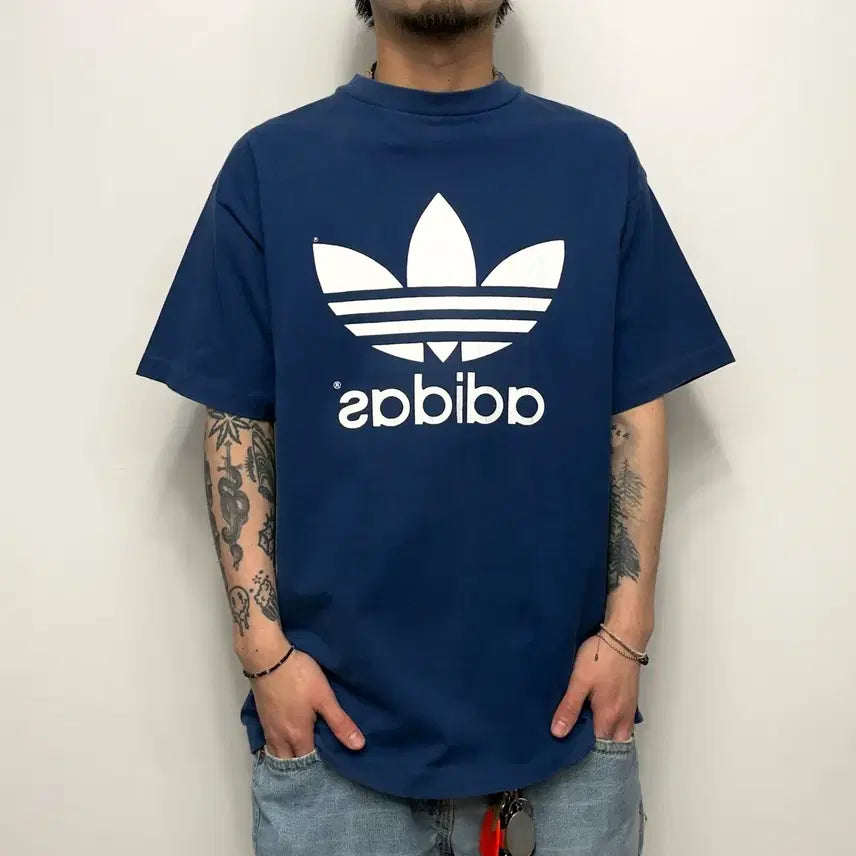 [BUNJANG] Adidas 90s Single Stitch T-Shirt Made in USA / 90s 아디다스 빈티지 싱글스티치 티셔츠 Made in USA
