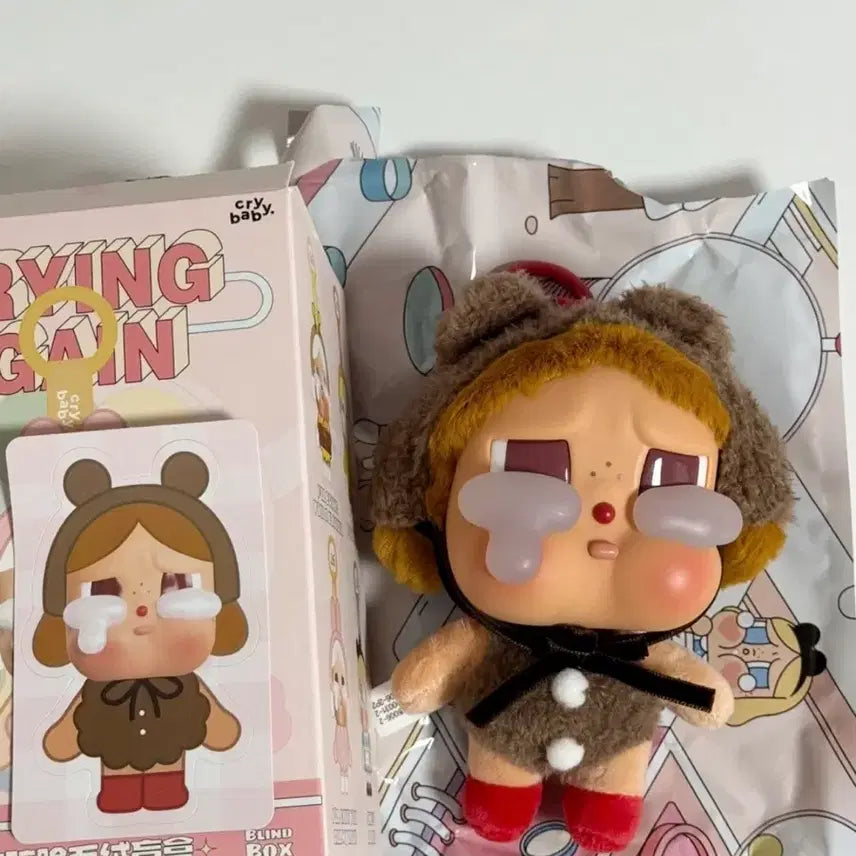 [BUNJANG] Crybaby Crying Again Bear Acrylic Display / (정가이하) 크라이베이비 크라잉어게인 곰 새상품