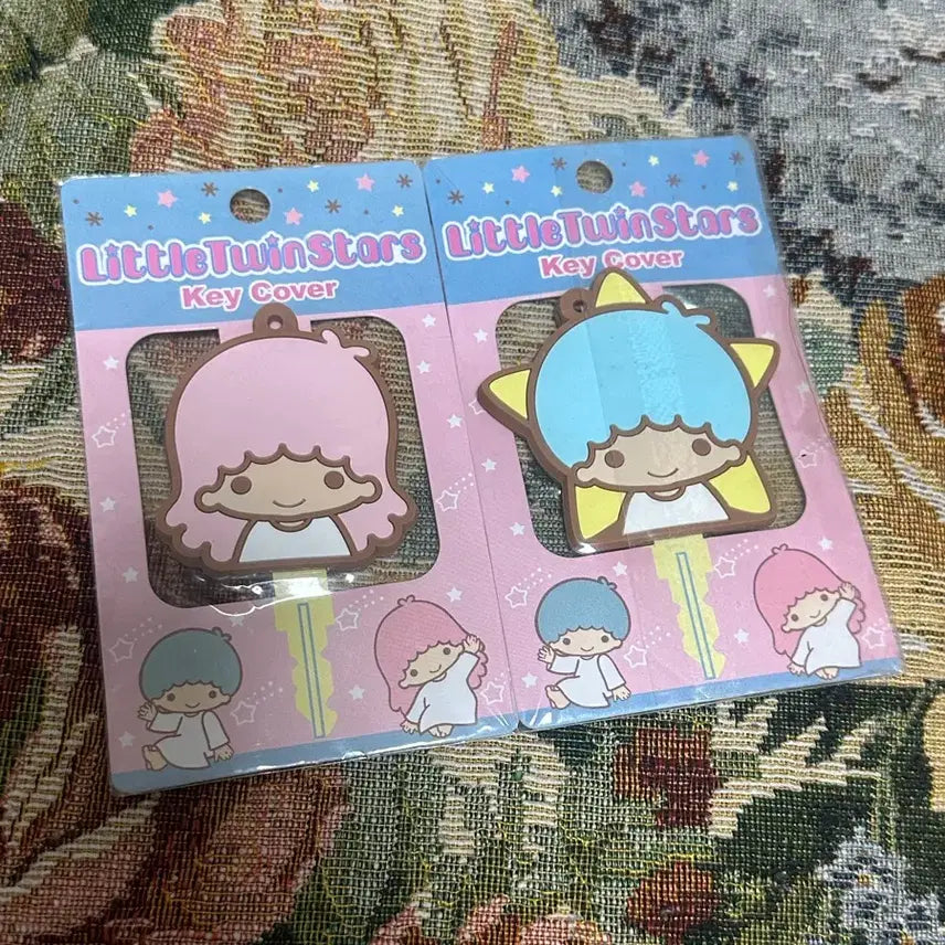 [BUNJANG] Little Twin Stars Key Cover (Set of 2) / 리틀트윈스타 키커버 새상품 (2개)