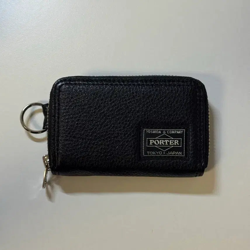 [BUNJANG] Porter Cam Card Coin Case Black / 포터 캄 카드 코인 케이스 블랙