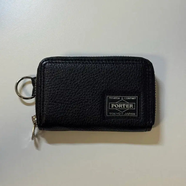 [BUNJANG] Porter Cam Card Coin Case Black / 포터 캄 카드 코인 케이스 블랙