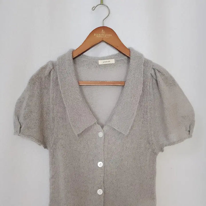 [BUNJANG] Apelial Knit Top Mocha Grey / (새제품)아펠리얼 니트 55-66