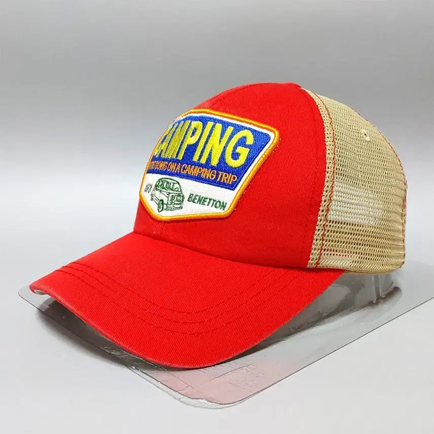 [BUNJANG] Benetton Vintage Camping Hat K-300 / 베네통 정품 빈티지 캠핑 모자 K-300