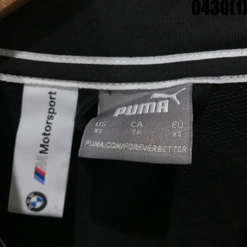 [BUNJANG] Puma BMW Motorsport Black Full Zip Jacket XS / 푸마 BMW 모터스포츠 블랙 집업 자켓 xs