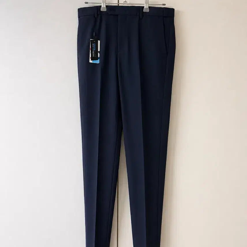 [BUNJANG] Basso Homme Summer Slacks Navy 34 Water-Washable Cool Fabric / [새제품] 바쏘옴므 여름 슬랙스 네이비 34 물세탁 가능한 쿨 원단