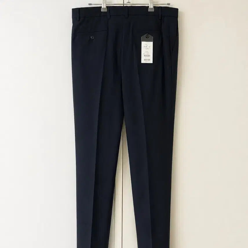 [BUNJANG] Basso Homme Summer Slacks Navy 34 Water-Washable Cool Fabric / [새제품] 바쏘옴므 여름 슬랙스 네이비 34 물세탁 가능한 쿨 원단