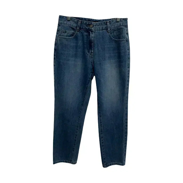 [BUNJANG] Sisley 21SS Washed Tapered Denim Pants / 여S/시슬리 21SS 워싱 테이퍼드 데님 팬츠