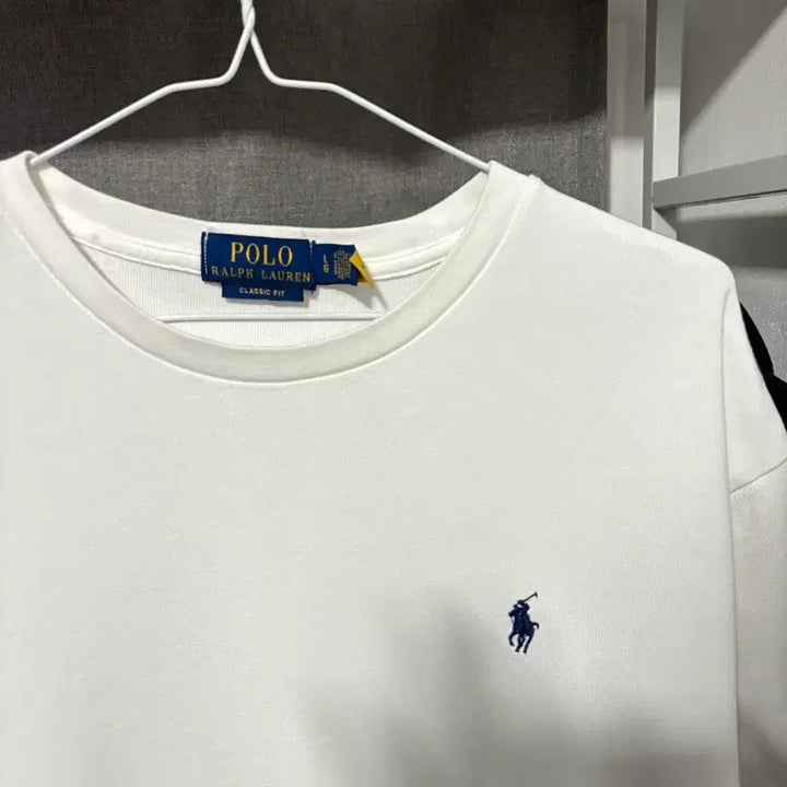 [BUNJANG] Polo Ralph Lauren White Short Sleeve T-Shirt / 폴로 랄프로렌 흰색 반팔 티셔츠. Qr정품인증