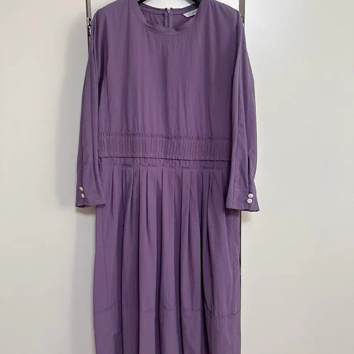 [BUNJANG] On &amp; On Purple Shirring Long Dress Size 66 / 온앤온 퍼플 셔링 롱 원피스 66 상태좋아요