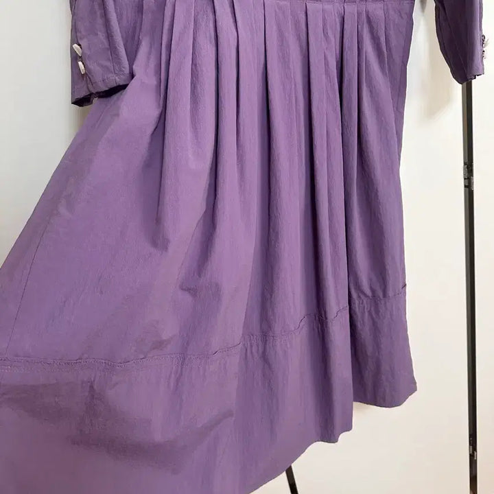 [BUNJANG] On &amp; On Purple Shirring Long Dress Size 66 / 온앤온 퍼플 셔링 롱 원피스 66 상태좋아요