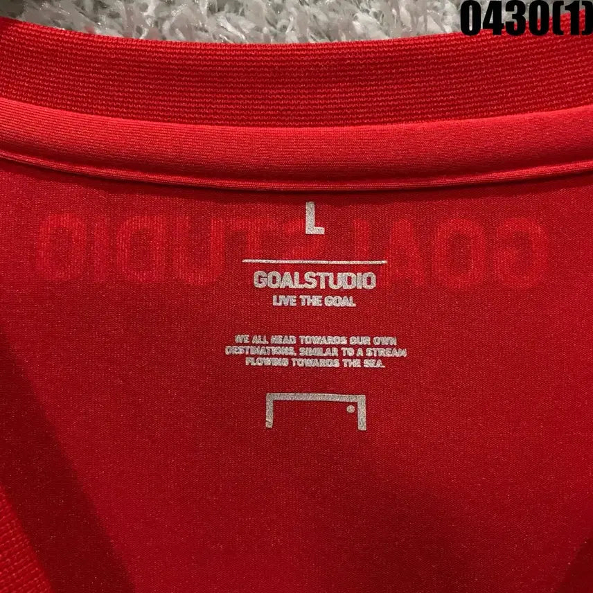 [BUNJANG] GOALSTUDIO Daegu Marathon Short Sleeve T-Shirt Red L / GOALSTUDIO 대구 마라톤 반팔 티셔츠 레드 L