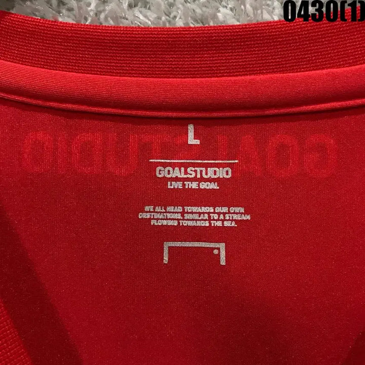 [BUNJANG] GOALSTUDIO Daegu Marathon Short Sleeve T-Shirt Red L / GOALSTUDIO 대구 마라톤 반팔 티셔츠 레드 L