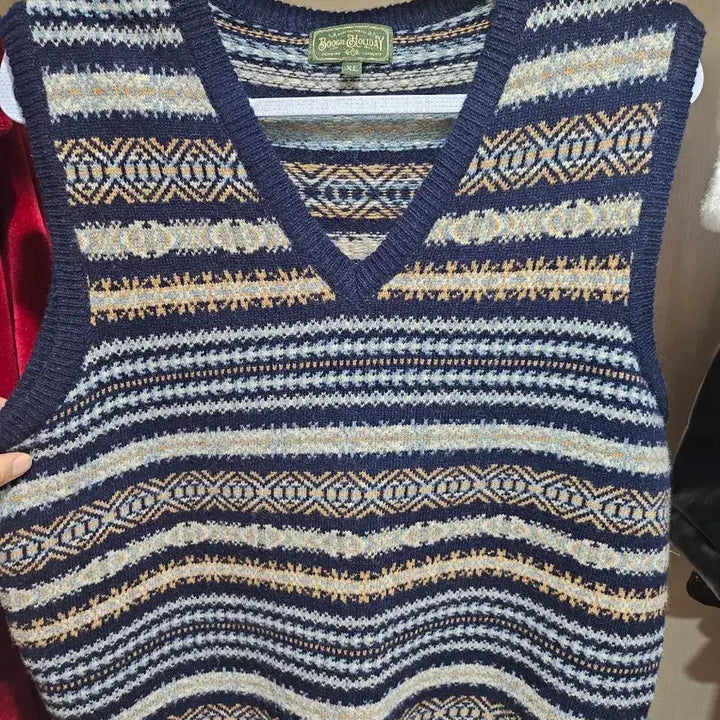 [BUNJANG] Boogie Holiday Fair Isle Vest XL / 부기홀리데이 페어아일 베스트 xl