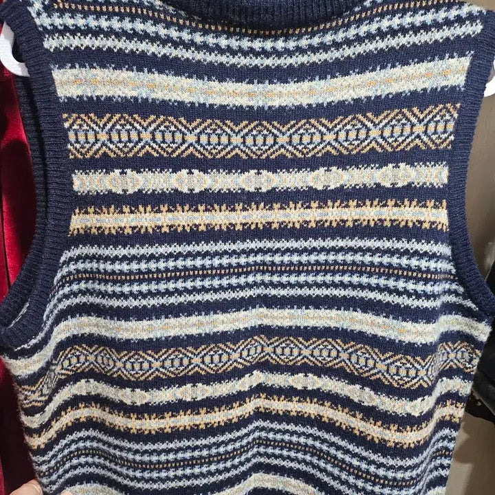 [BUNJANG] Boogie Holiday Fair Isle Vest XL / 부기홀리데이 페어아일 베스트 xl