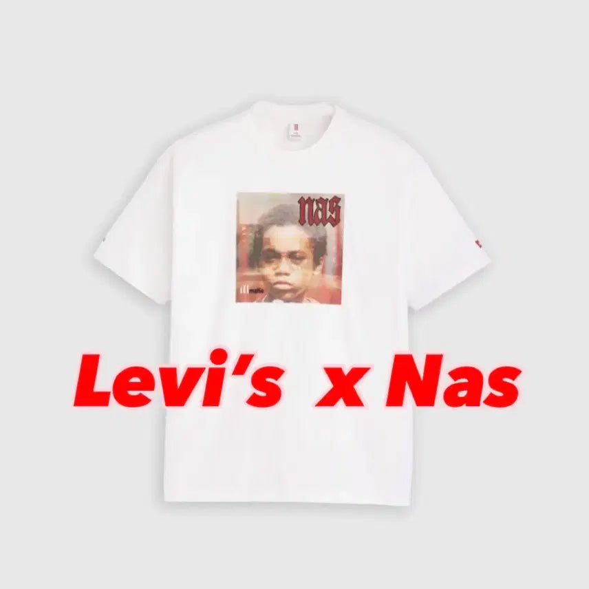 [SOLD OUT] 리바이스 X 나스 밴드 티셔츠