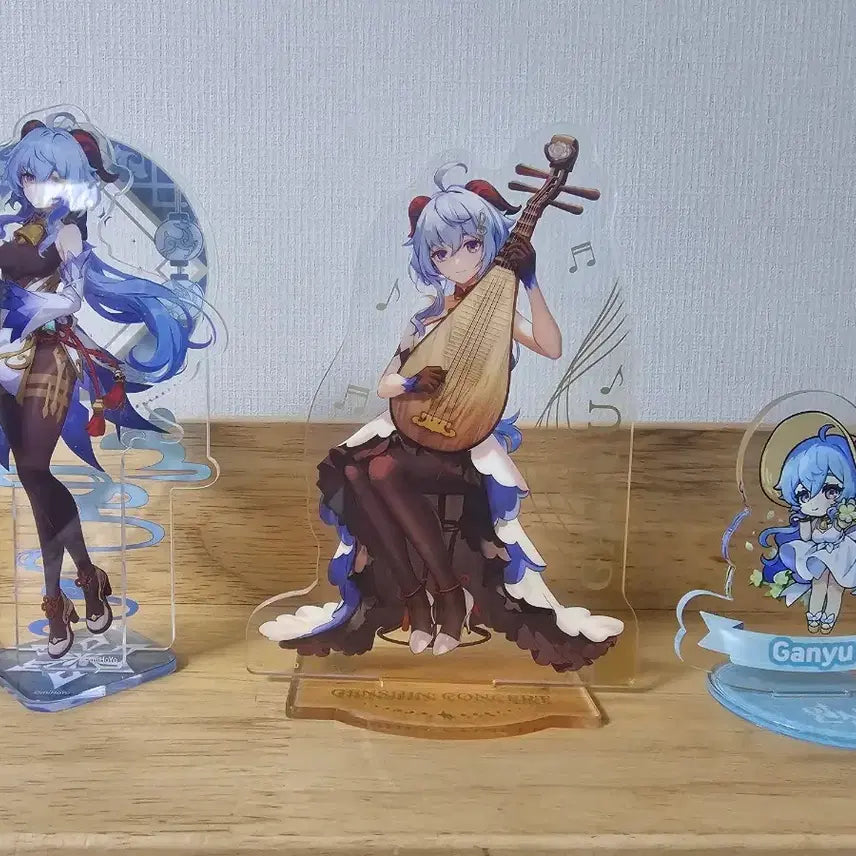 [BUNJANG] Genshin Impact Ganyu Acrylic Stand Set (Standard, Concert, Pop-up SD) / 원신 감우 아크릴 스탠드 일괄 세트(일반,음악회,팝업SD)