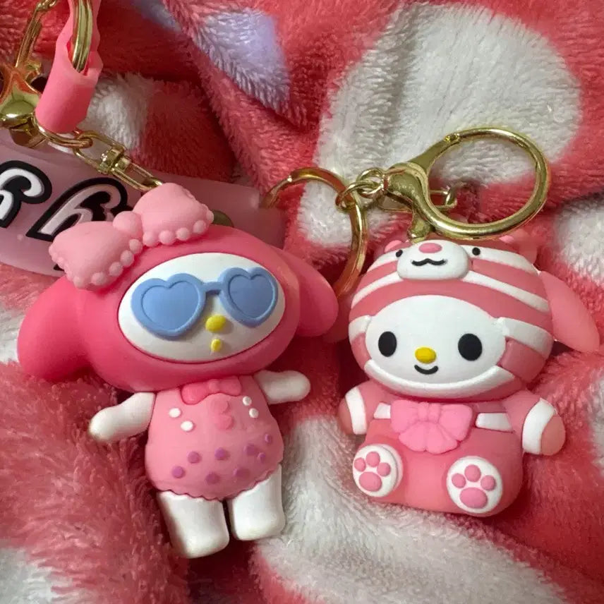 [BUNJANG] Sanrio My Melody Keyring Bundle Set / 일괄 산리오 마이멜로디 키링 세트