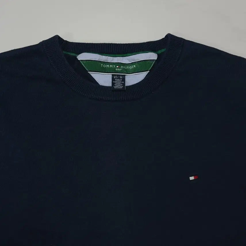 [BUNJANG] Authentic Tommy Hilfiger Navy Round Neck Knit Sweater (M) / [정품] 타미 네이비 라운드 니트 [ M ]