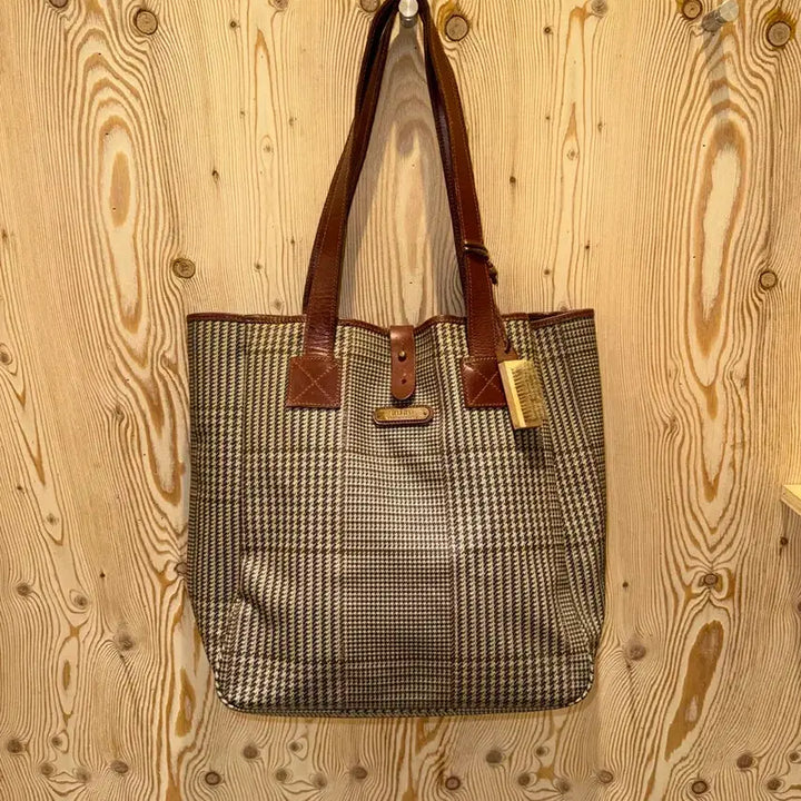 [SOLD OUT] 폴로 랄프로렌 글렌체크 토트백