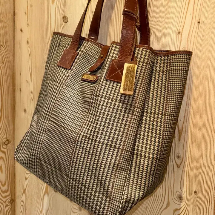 [SOLD OUT] 폴로 랄프로렌 글렌체크 토트백