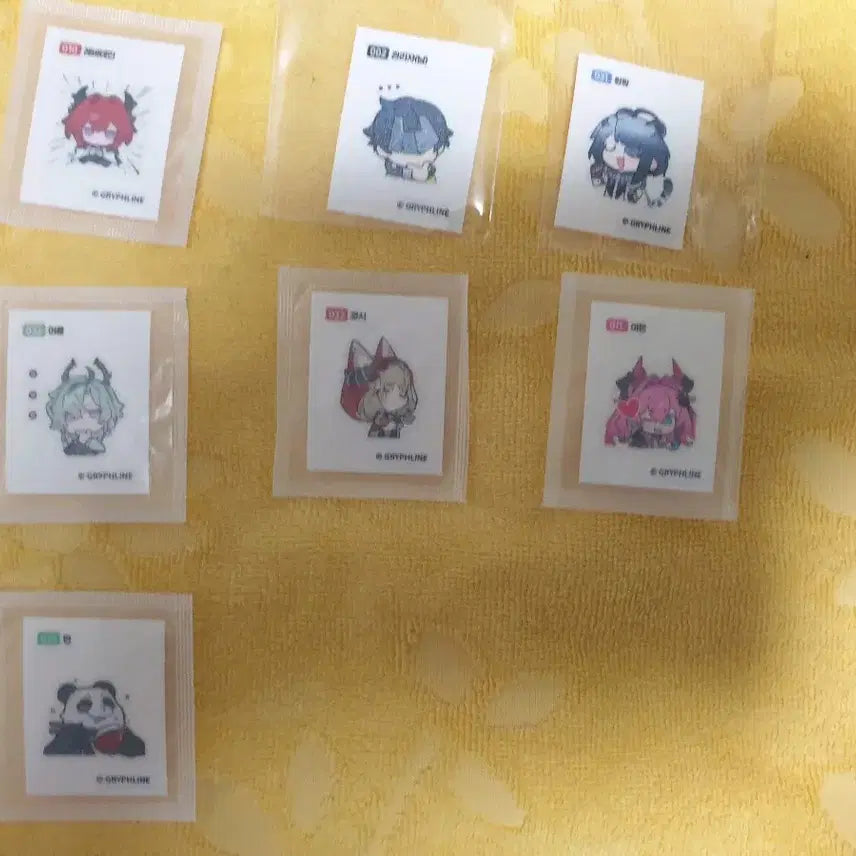 [BUNJANG] Endfield Ttibu-seal Sticker Set / 팜) 엔드필드 띠부씰 9 12 25 31 32