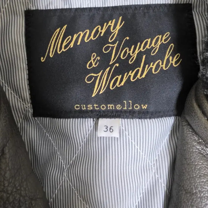 [BUNJANG] Memory &amp; Voyage Wardrobe Leather Jacket / 가죽자켓