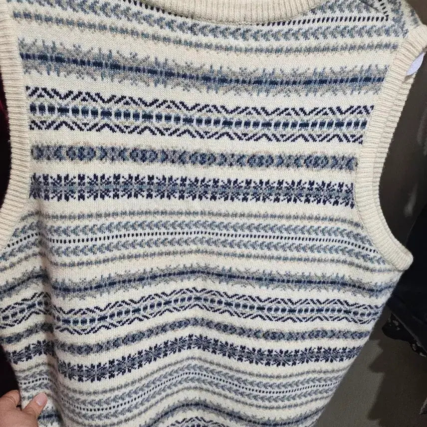 [BUNJANG] Boogie Holiday Fair Isle Vest XL / 부기홀리데이 페어아일 베스트 xl