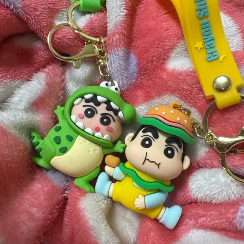 [BUNJANG] Crayon Shin-chan Bundle Set Keyrings / 일괄 짱구 키링 세트