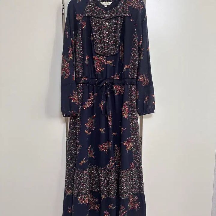 [BUNJANG] Thursday Island Floral Long Dress Chiffon Sleeve / Thursday Island 플라워 롱 원피스 소매쉬폰 55