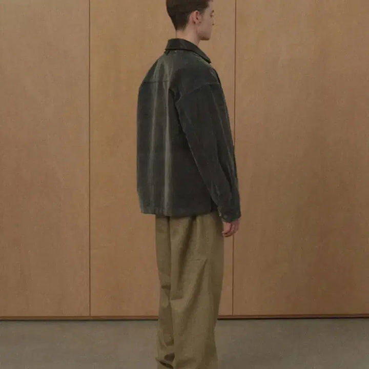[BUNJANG] Stain Wash Single Jacket French Work Jacket / <새상품>스테인 워시 싱글 자켓 프렌치 워크 자켓