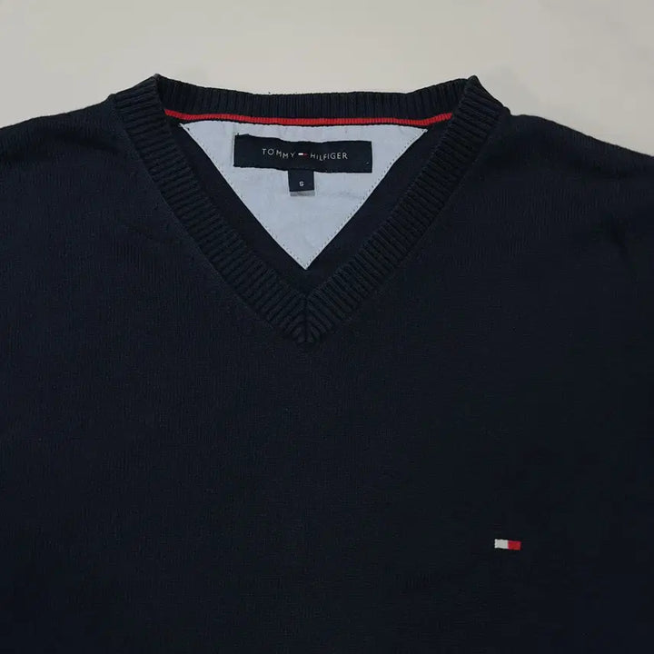 [BUNJANG] Tommy Hilfiger Navy V-Neck Knit Sweater Size S / [정품] 타미 네이비 브이넥 니트 [ S ]