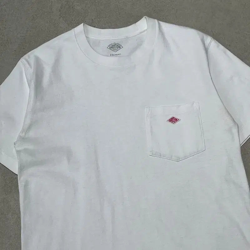 [BUNJANG] DANTON Pocket Short Sleeve T-Shirt S10957 / 단톤 포켓 반팔티셔츠 s10957