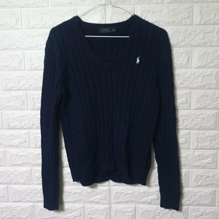 [BUNJANG] Polo Ralph Lauren Cable Knit Sweater M / 폴로랄프로렌 꽈배기니트 판매합니다
