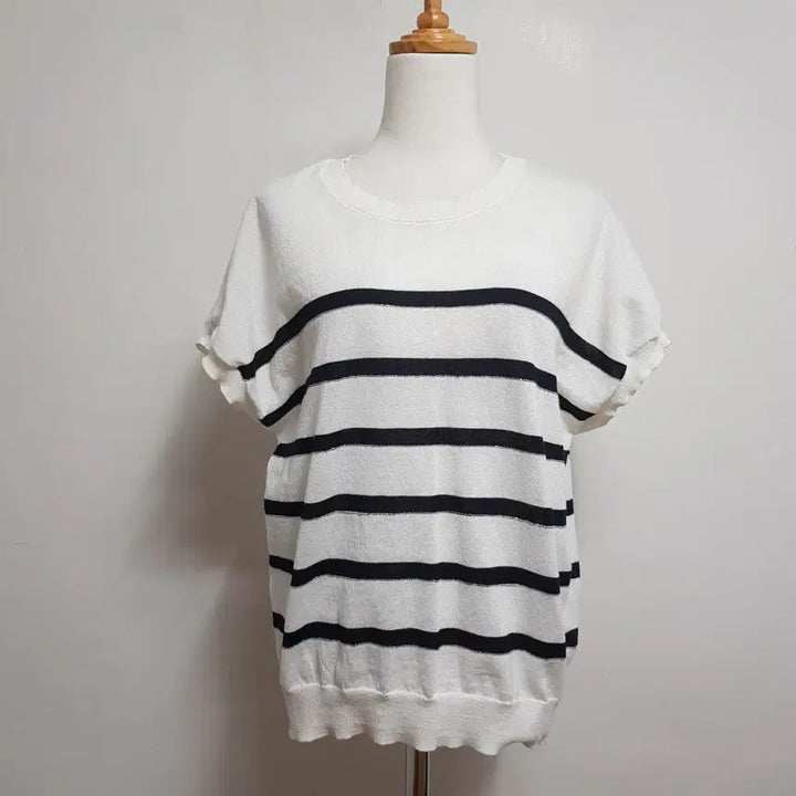 [BUNJANG] Vintage Striped T-Shirt Size 77 / 4980/BYJ 여 77사이즈 스트라이프티셔츠/내옷방