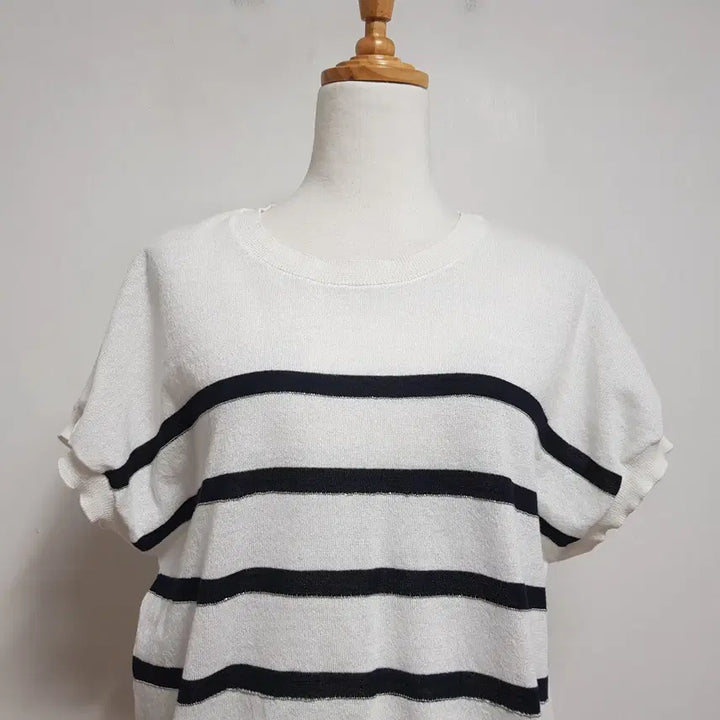 [BUNJANG] Vintage Striped T-Shirt Size 77 / 4980/BYJ 여 77사이즈 스트라이프티셔츠/내옷방