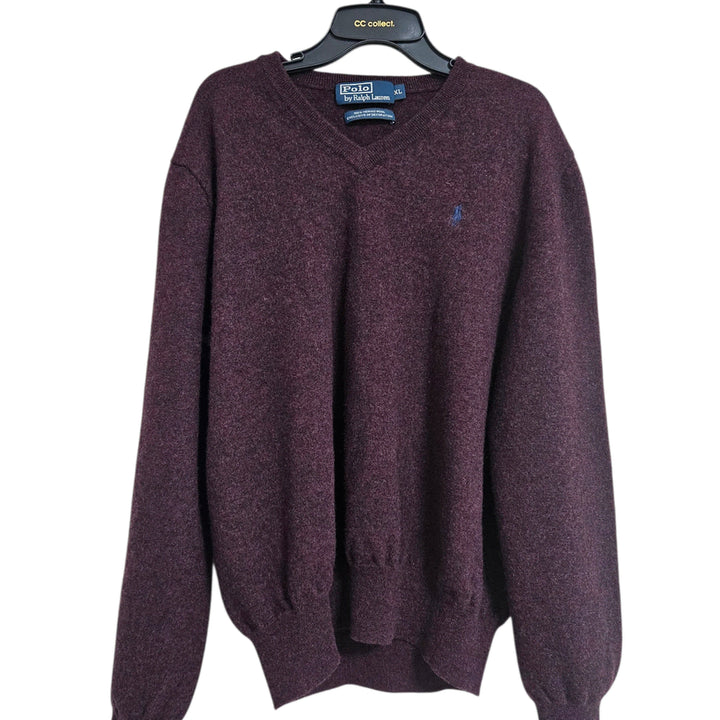 [SOLD OUT] [희소컬러/100%메리노울] 폴로 랄프로렌 정품 브이넥 니트 (XL)