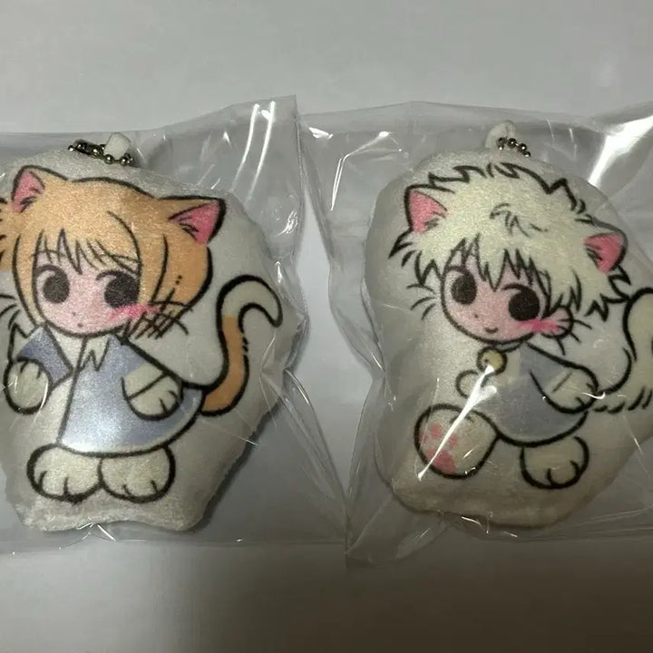 [BUNJANG] Hunter x Hunter Killua Kurapika Angel Cushion Keychain Bundle Set / 헌터헌터 천사님 키르아 크라피카 쿠션 키링 일괄 판매