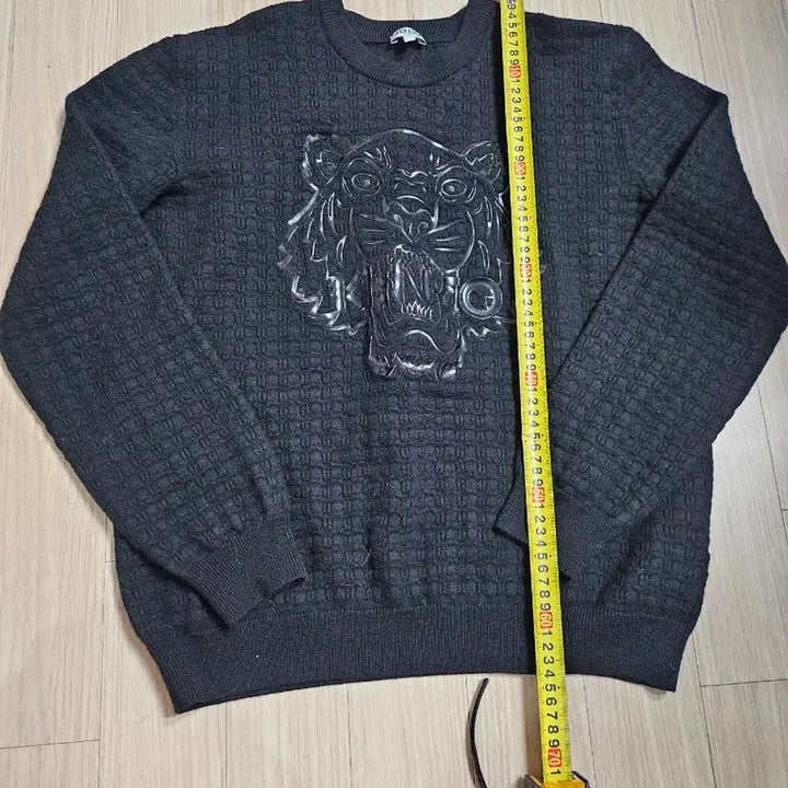 [BUNJANG] KENZO Black Tiger Knit Sweater / KENZO 겐조 블랙 타이거 니트
