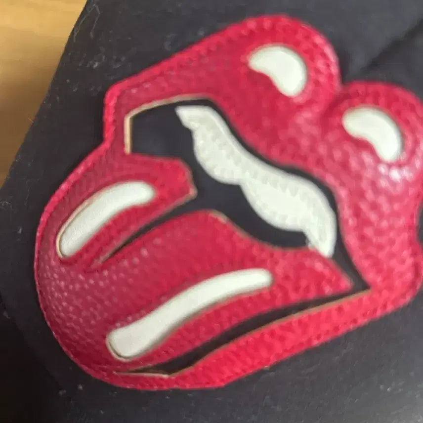[BUNJANG] Vintage Rolling Stones Leather Logo Baseball Cap / 빈티지 롤링 스톤즈 모자