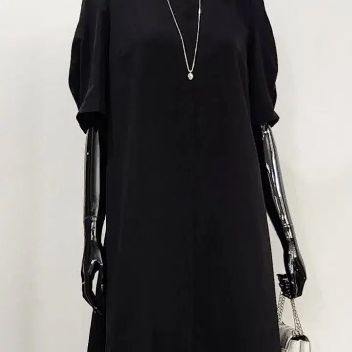 [BUNJANG] Simple Black Dress / 심플 블랙 원피스