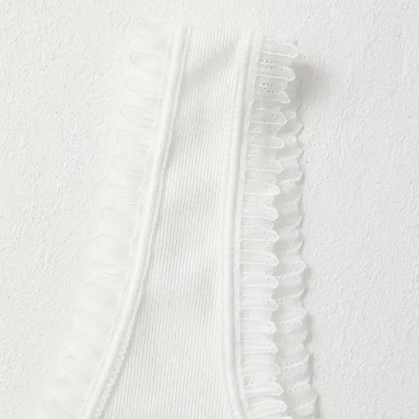 [BUNJANG] Lace Detail Camisole White / 새상품) 레이스나시티